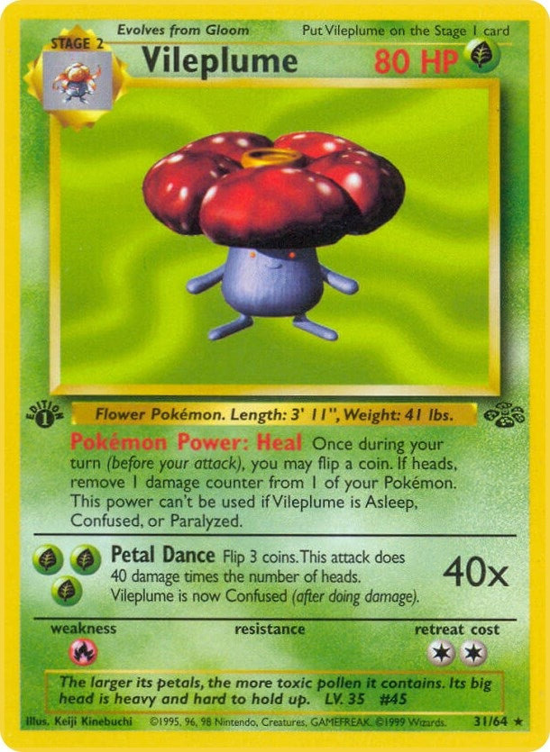 Vileplume (31) (31/64) (Unlimited) [Jungle]