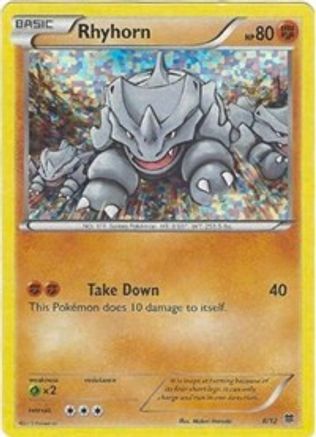 Rhyhorn 008/12  - Holofoil