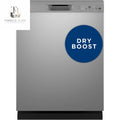 24" Built-In Top Control Dishwasher – 52 dBA, 16 Place Settings, Sanitize, Dry Boost & Stainless Steel