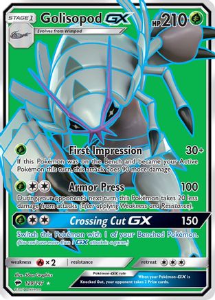 Golisopod GX (Full Art) 129/147  - Holofoil
