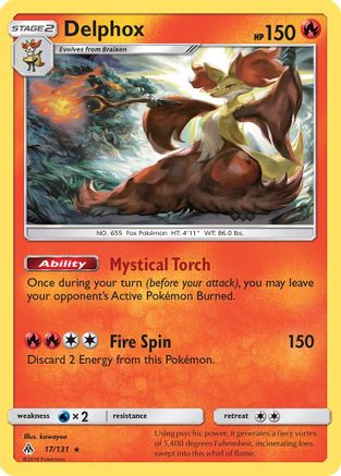 Delphox 017/131  - Reverse Holofoil