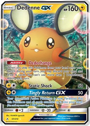 Dedenne GX 057/214  - Holofoil