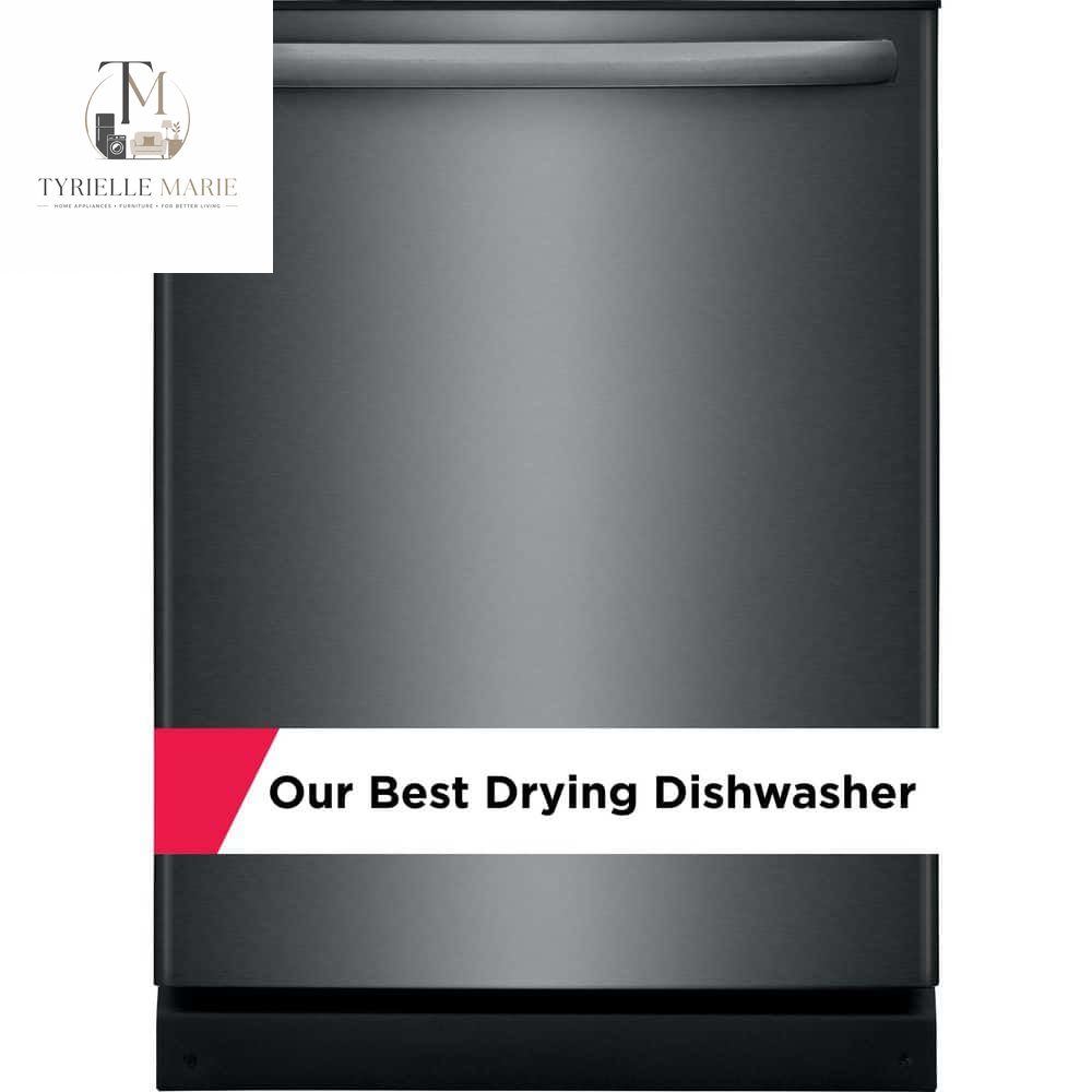 24" Top Control Built-In Dishwasher – 52 dBA Quiet, 14 Place Settings, 4 Wash Cycles & Heated Dry, Stainless Steel