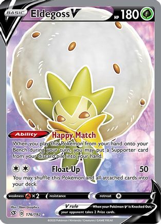 Eldegoss V (Full Art) 176/192  - Holofoil