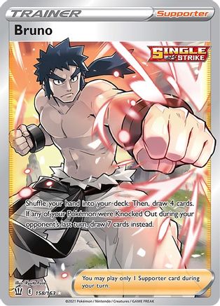 Bruno (Full Art) 158/163  - Holofoil