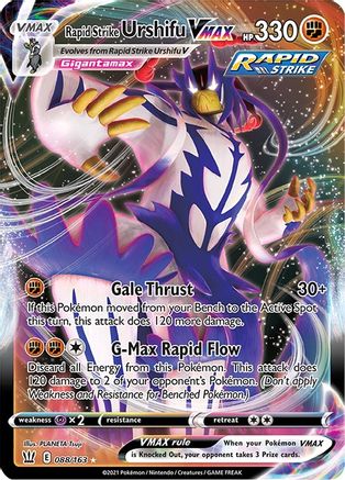 Rapid Strike Urshifu VMAX 088/163  - Holofoil