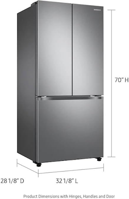17.5 Cu. Ft. Smart Counter Depth French Door Refrigerator – Fingerprint Resistant Stainless Steel, WiFi Connected & Twin Cooling Plus