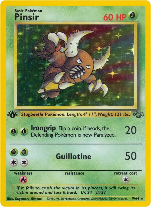 Pinsir (9) (09/64) (1st Edition Holofoil) [Jungle]