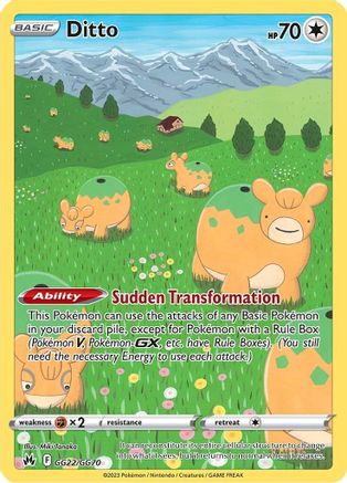 Ditto GG22/GG70  - Holofoil