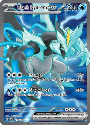 Black Kyurem ex 218/191  - Holofoil