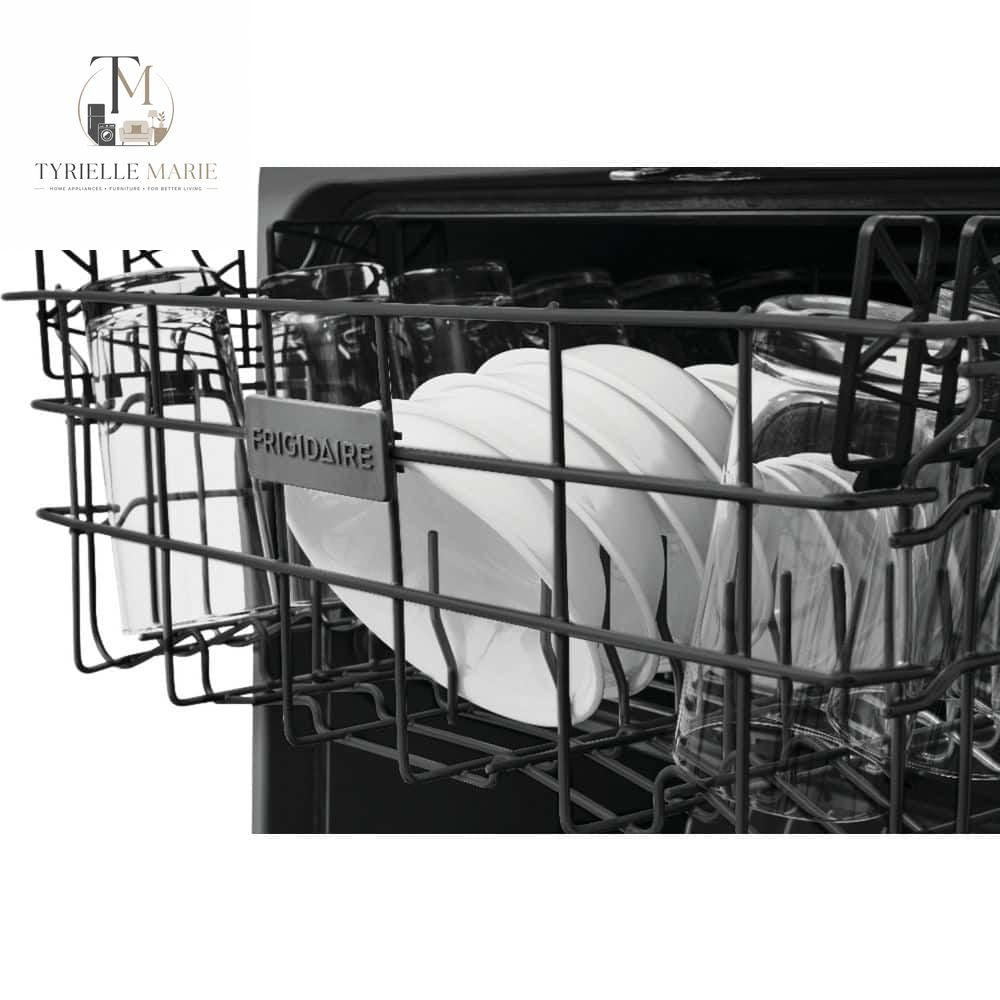 24" Top Control Built-In Dishwasher – 52 dBA Quiet, 14 Place Settings, 4 Wash Cycles & Heated Dry, Stainless Steel