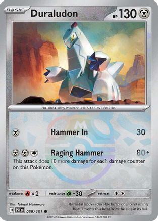 Duraludon (Master Ball Pattern) 069/131  - Holofoil