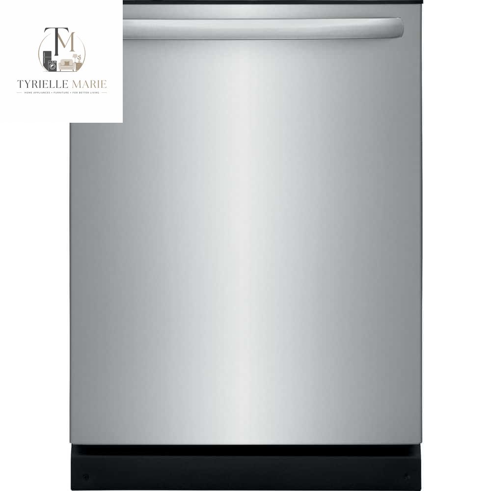 24" Top Control Built-In Dishwasher – 52 dBA Quiet, 14 Place Settings, 4 Wash Cycles & Heated Dry, Stainless Steel