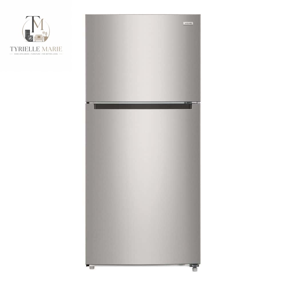 18.1 Cu. Ft. Top Freezer Refrigerator – Garage Ready, Fingerprint-Resistant Stainless Steel Look, Frost-Free & Reversible Door