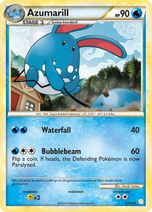 Azumarill 002  - Holofoil