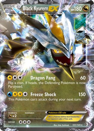 Black Kyurem EX 101/149  - Holofoil