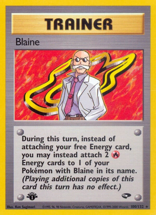 Blaine (100) (100/132) (Unlimited) [Gym Challenge]