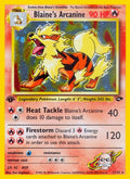 Blaine's Arcanine (001/132) (1st Edition Holofoil) [Gym Challenge]
