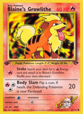 Blaine's Growlithe (062/132) (1st Edition) [Gym Challenge]