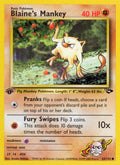 Blaine's Mankey (063/132) (Unlimited) [Gym Challenge]