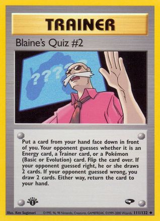 Blaine's Quiz #2 111/132  - Unlimited