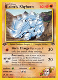 Blaine's Rhyhorn (065/132) (Unlimited) [Gym Challenge]