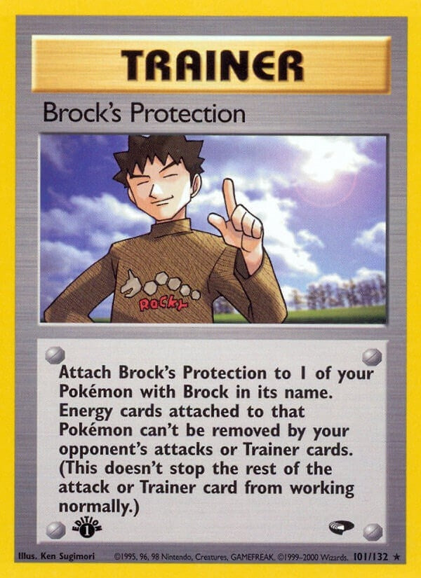 Brock's Protection (101/132) (Unlimited) [Gym Challenge]