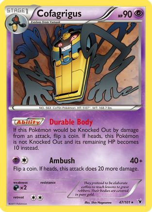 Cofagrigus (47) 047  - Reverse Holofoil