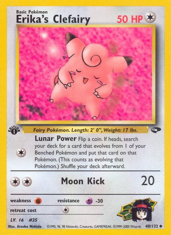 Erika's Clefairy (040/132) (1st Edition) [Gym Challenge]