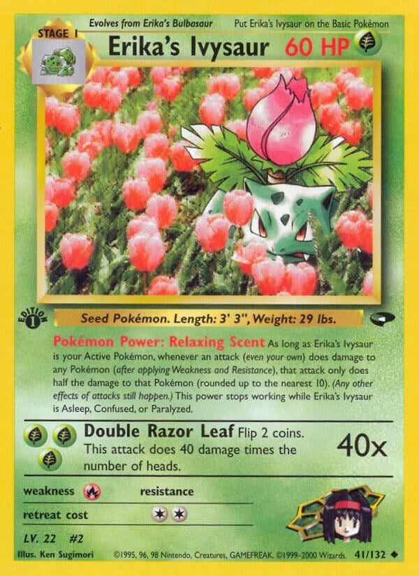 Erika's Ivysaur (041/132) (1st Edition) [Gym Challenge]