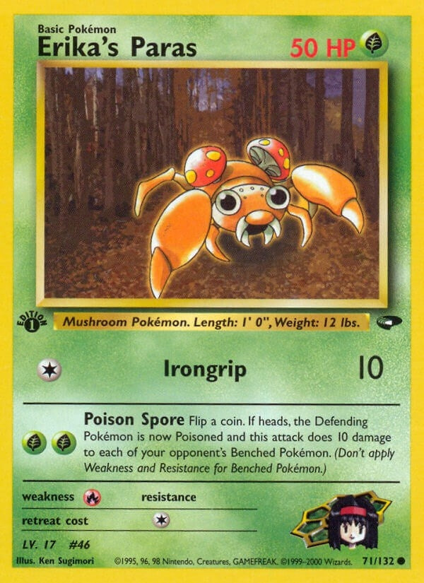 Erika's Paras (071/132) (Unlimited) [Gym Challenge]