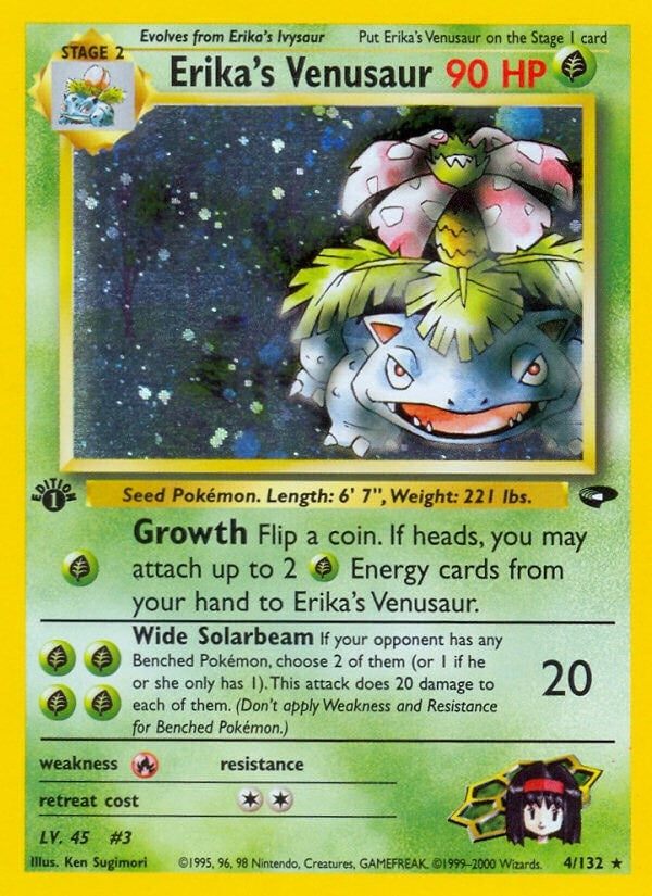 Erika's Venusaur (004/132) (Unlimited Holofoil) [Gym Challenge]