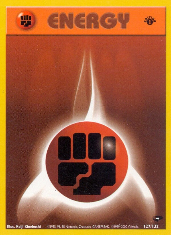 Fighting Energy (127/132) (1st Edition) [Gym Challenge]