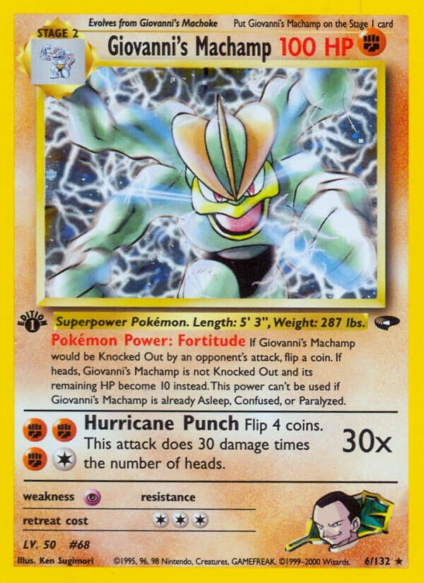 Giovanni's Machamp (006/132) (Unlimited Holofoil) [Gym Challenge]