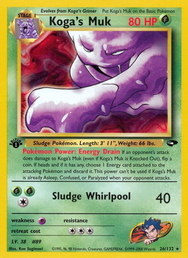 Koga's Muk (026/132) (Unlimited) [Gym Challenge]