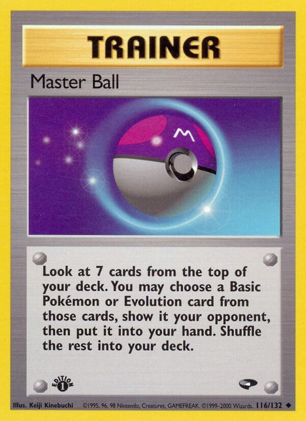 Master Ball (116/132) (1st Edition) [Gym Challenge]