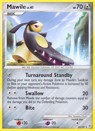 Mawile 033  - Reverse Holofoil