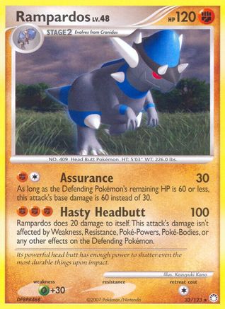 Rampardos 033  - Reverse Holofoil