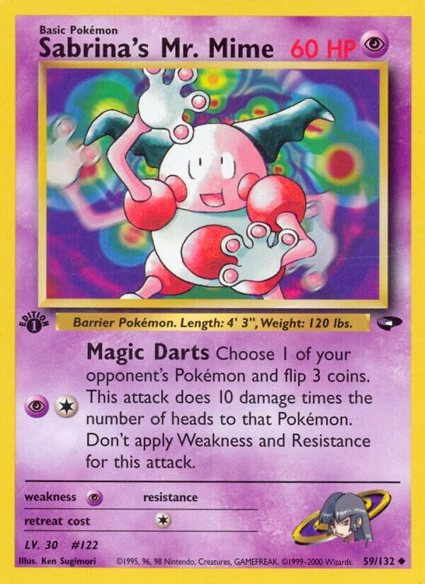 Sabrina's Mr. Mime (059/132) (Unlimited) [Gym Challenge]