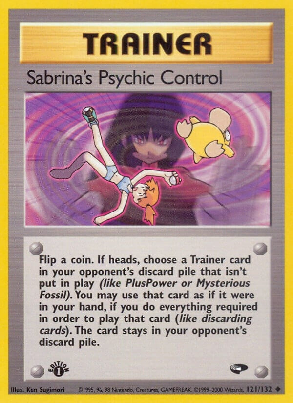 Sabrina's Psychic Control (121/132) (Unlimited) [Gym Challenge]