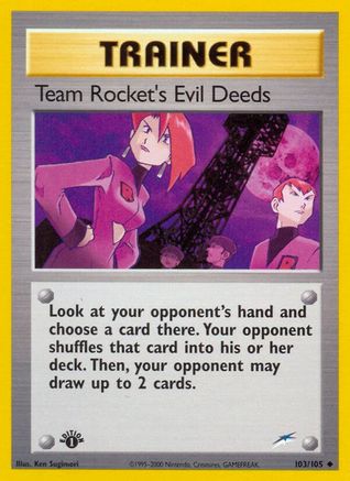Team Rocket's Evil Deeds 103  - Unlimited
