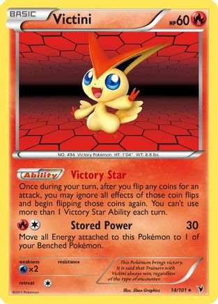 Victini (14) 014  - Holofoil