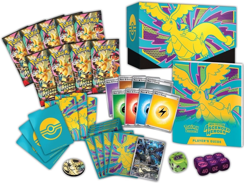 ME2.5 Ascended Heroes - Elite Trainer Box (Pre-Order) Limited 1 per household