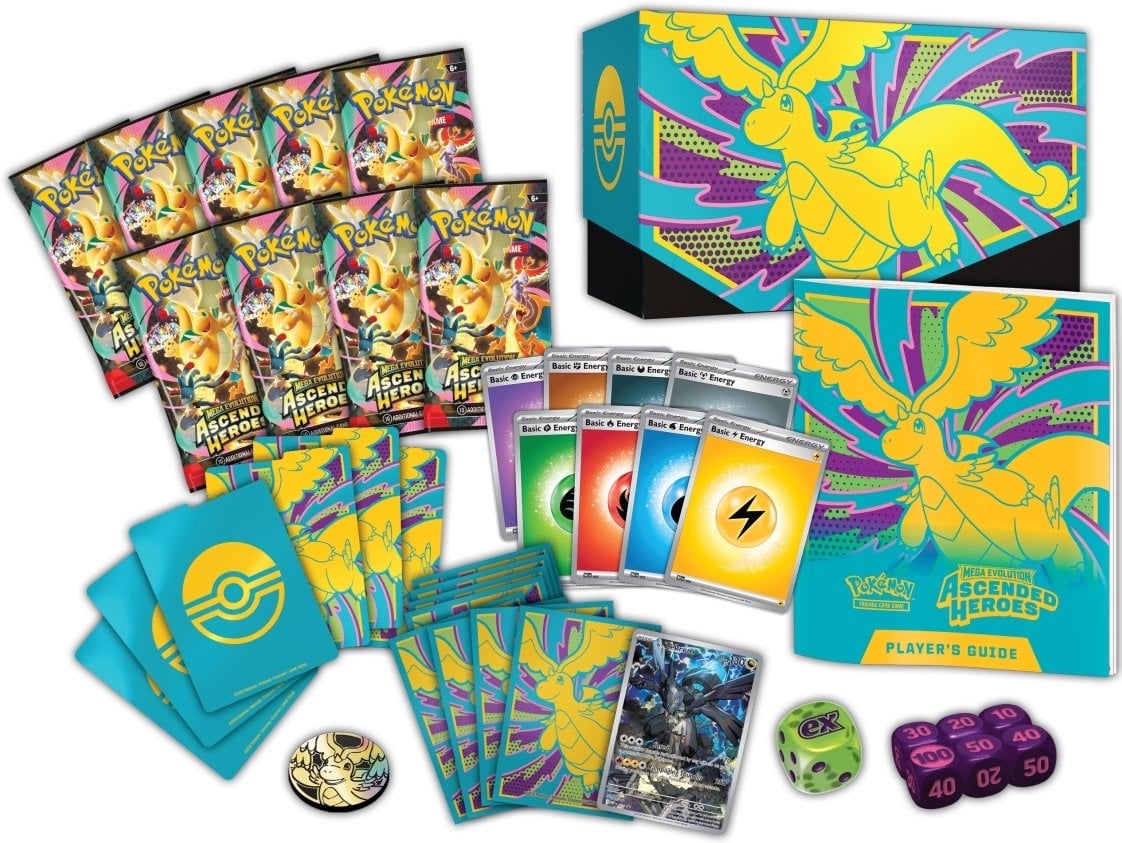 ME2.5 Ascended Heroes - Elite Trainer Box (Pre-Order) Limited 1 per household