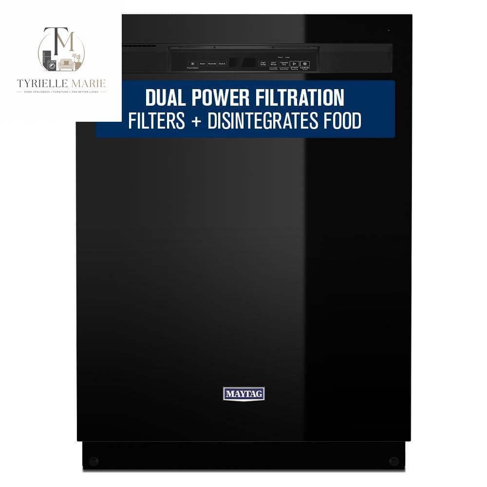 24" Built-In Dishwasher – Fingerprint-Resistant Stainless Steel, 50 dBA, Dual Power Filtration, Steam & Heated Dry