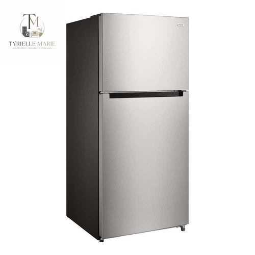 18.1 Cu. Ft. Top Freezer Refrigerator – Garage Ready, Fingerprint-Resistant Stainless Steel Look, Frost-Free & Reversible Door
