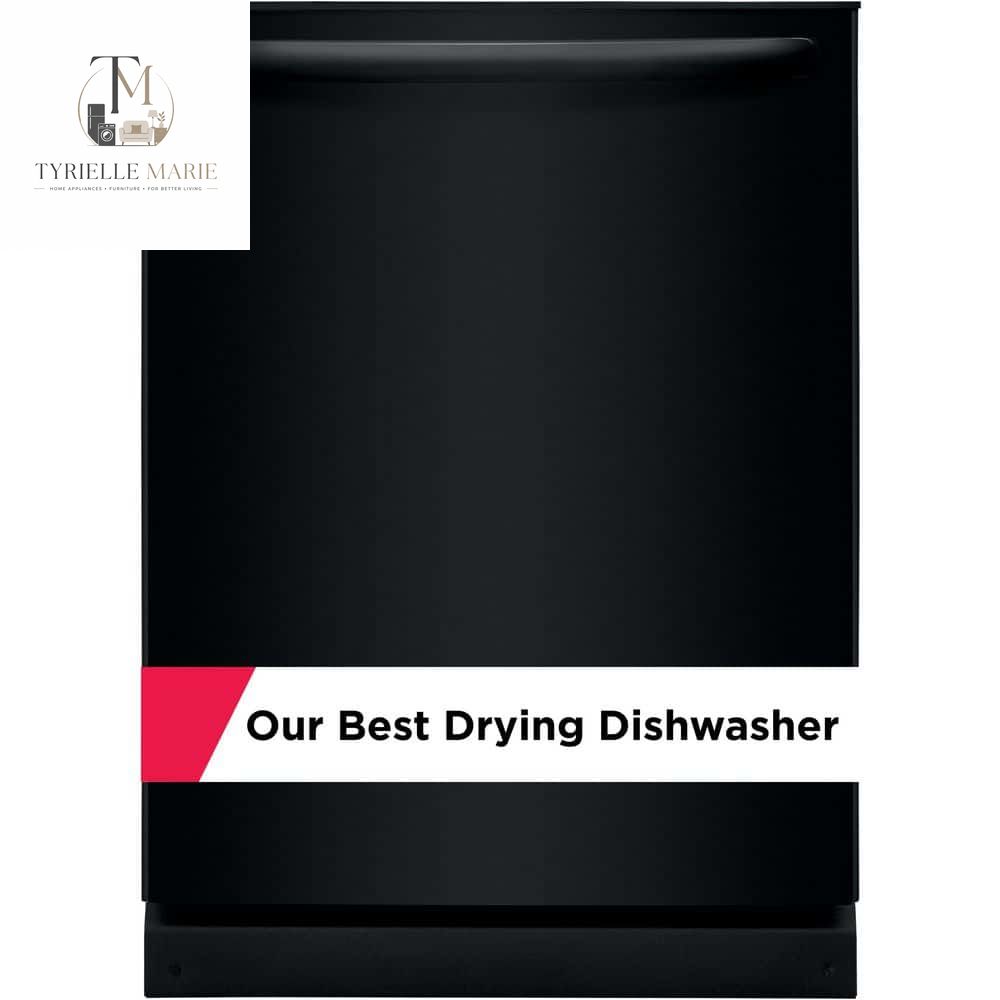 24" Top Control Built-In Dishwasher – 52 dBA Quiet, 14 Place Settings, 4 Wash Cycles & Heated Dry, Stainless Steel