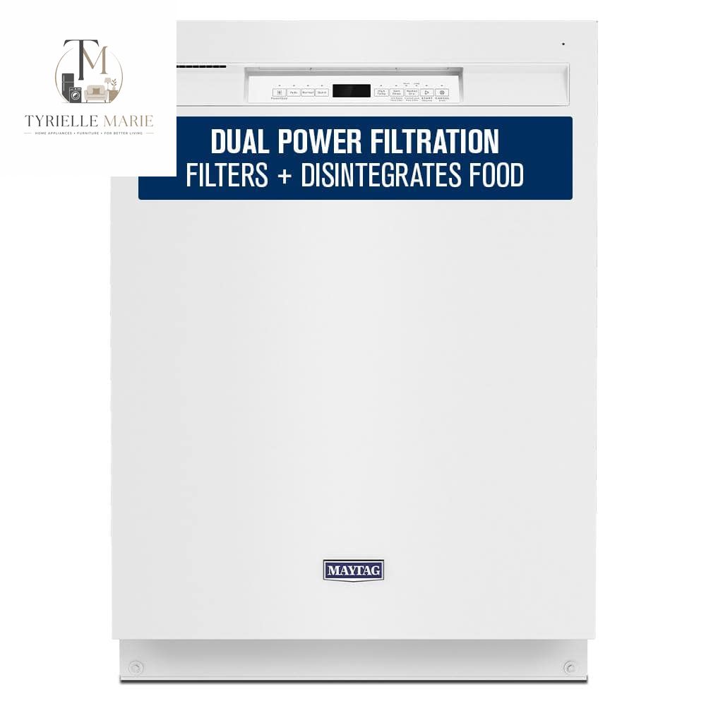 24" Built-In Dishwasher – Fingerprint-Resistant Stainless Steel, 50 dBA, Dual Power Filtration, Steam & Heated Dry
