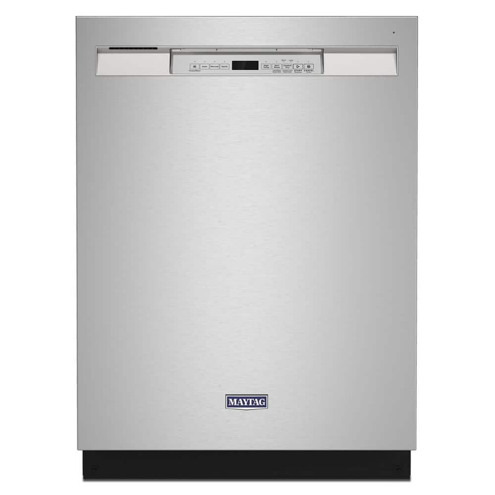 24" Built-In Dishwasher – Fingerprint-Resistant Stainless Steel, 50 dBA, Dual Power Filtration, Steam & Heated Dry