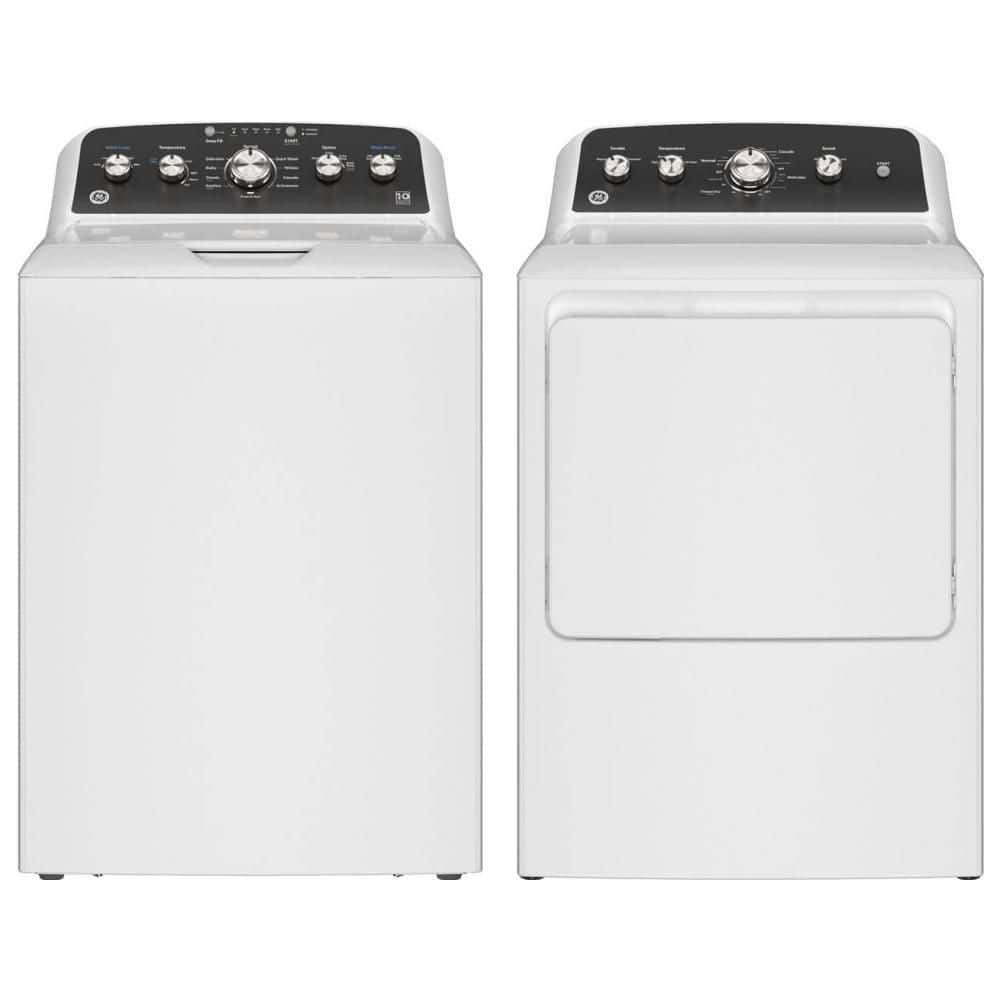 4.5 Cu. Ft. Top Load Washer & 7.2 Cu. Ft. Electric Dryer Set – Cold Plus, Wash Boost & Auto Dry
